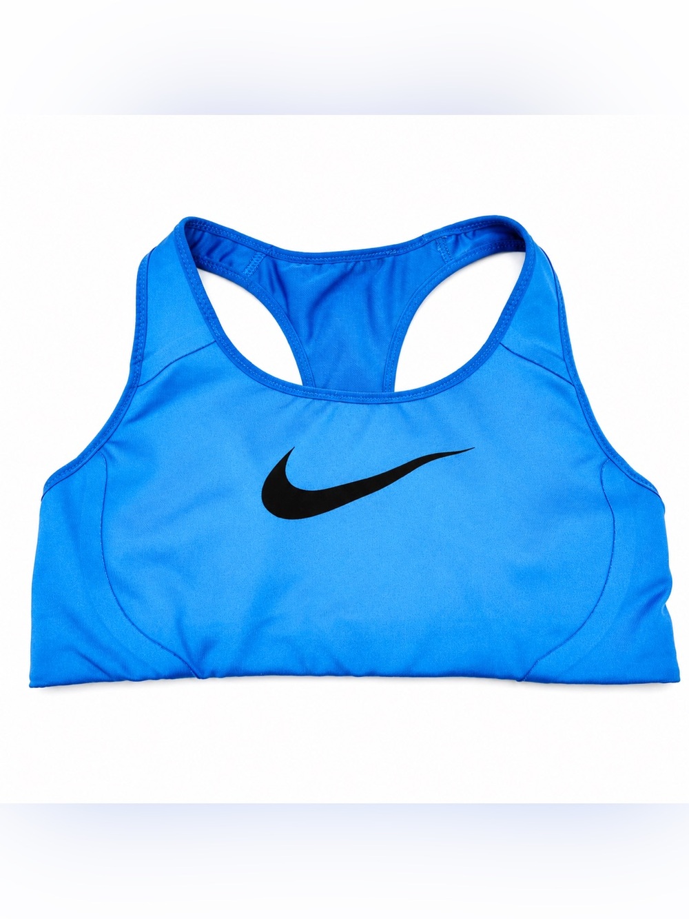 Nike sports bra Victory Compression Drifit racer sports bra blue women Size S